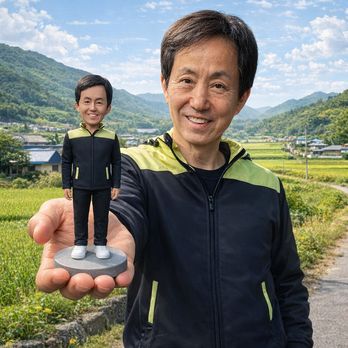 写真から作るオーダーメイドフィギュア｜そっくり似顔人形｜世界に一つのギフト｜父、祖父、父の日、誕生日、還暦祝いプレゼント