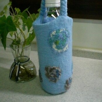 Ｌ様ご予約品　ボトルホルダー(サキソニーブルー)の画像