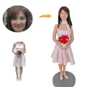 【オーダーメイド】 自分のフィギュア 作る フィギュア 作成 女性、彼女、妻、旦那、誕生日、記念日、手作りプレゼント