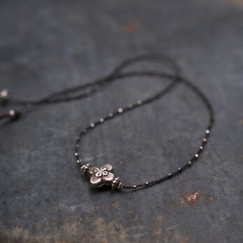 -Afgan old silver- braid necklace