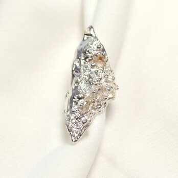 【受注生産】イヤカフ一点もの「SV950×オイルインクォーツ」