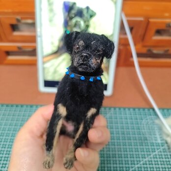 [オーダーメイド] 羊毛フェルト 犬 、ペット ぬいぐるみ、うちの子 人形、犬 似顔絵、愛犬 誕生日 プレゼント、犬好き 贈り物