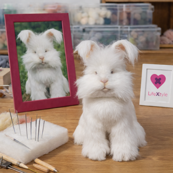 羊毛フェルト そっくり ウサギ オーダーメイド｜写真から作る ペットリアル ぬいぐるみ｜うさぎロス メモリアル レプリカ