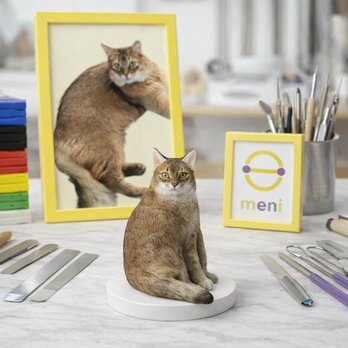 写真から作るオーダーメイドペットフィギュア｜愛犬・愛猫そっくり似顔人形｜うちの子 肖像画 置物｜世界に一つ メモリアルギフト