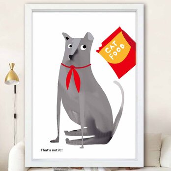 それ違う〜　犬　送料無料 　イラスト　A4〜A0　ポスター　アートポスター　アート/sei検索新着順　2663