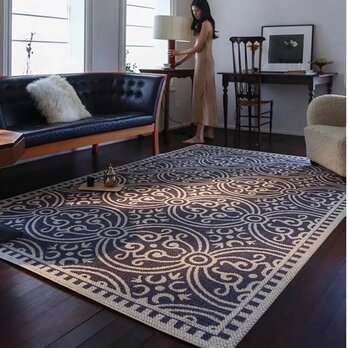 【受注制作】 オーダー カーペット 手織りニュージーランドウールカーペット ハンドメイドカシミアウール絨毯クラシックホーム