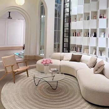 【受注制作】 オーダー カーペット 手織りニュージーランドウールカーペット ハンドメイドカシミアウール絨毯 銀河 新居祝い