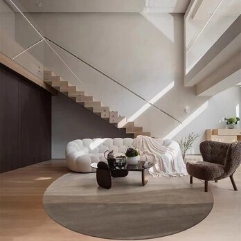 【受注制作】オーダー カーペット 手織りニュージーランドウールカーペット ハンドメイドカシミアウール絨毯 グラデーション