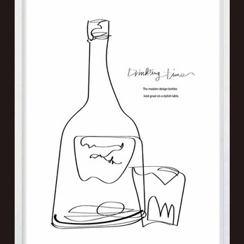 Bottle 送料無料  イラスト A4〜A0 ポスター アートポスター アート/sei検索新着順 2949