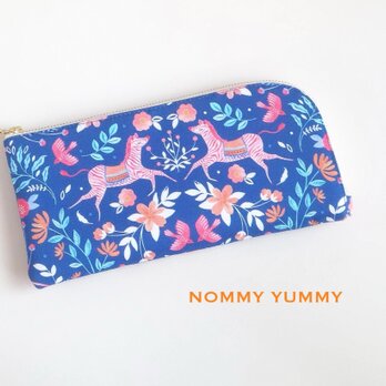 L字ファスナー長財布   花と動物 ＊498＊