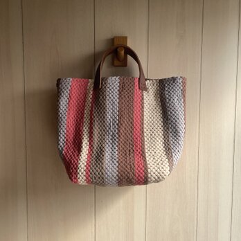 裂き織りbag