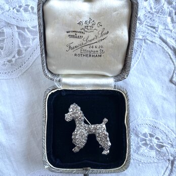 マーカサイト　プードルブローチ