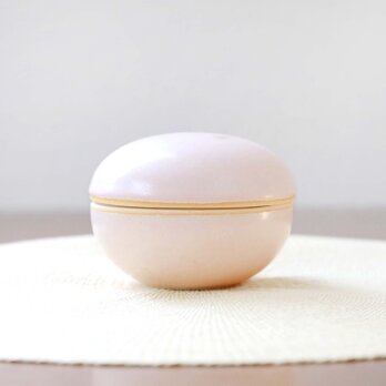 桜花窯変釉の蓋もの 小物入れやお料理にも