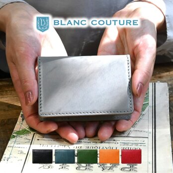 BlancCouture 免許証 ケース 薄型 2つ折り 革