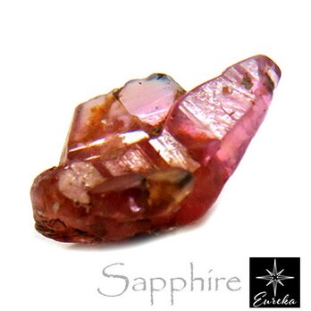 ピンクサファイア原石 結晶 スリランカ産 3.3ct trg179