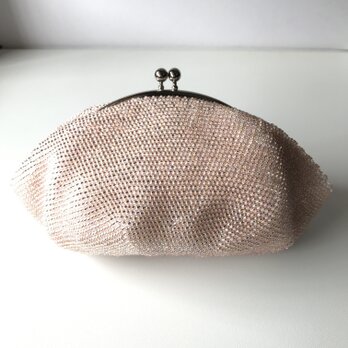 Beaded Pouch --Peach Fuzz-- (XL) 内布：Marina Sea Flower (Pink)