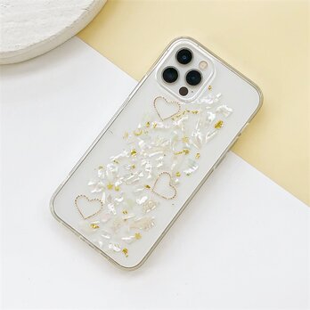 【貝殻】 iPhone16e・17Pro・Xperia10VI・GalaxyS25ケース スマホケース