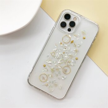 【貝殻】 iPhone16e・17Pro・Xperia10VI・GalaxyS25ケース スマホケース