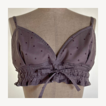 リラックスブラジャー｜パープルドット