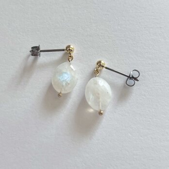 レインボームーンストーン ポストピアス