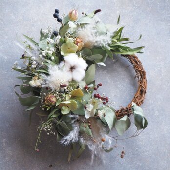 秋の森のスペシャルリース