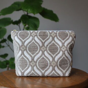 ジャガードポーチM ーnami 柄ー