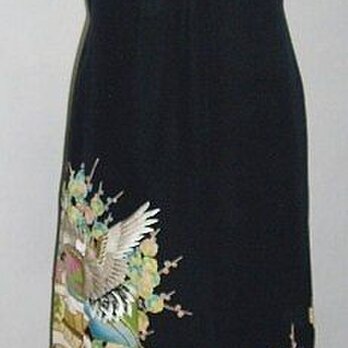 Ｓｏｌｄ　Ｏｕｔカラフル鶴が素敵な留袖ハイネックドレス♪ボレロ付の画像