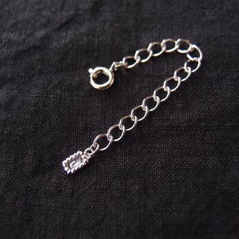 延長アジャスター／ジルコニア・レクタングル（5cm）【SILVER colour】