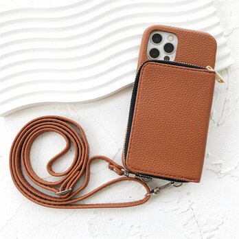 iPhone用〈5色から選べます♪〉 iPhone17Pro/16e ストラップ付き 財布機能付き スマホケース