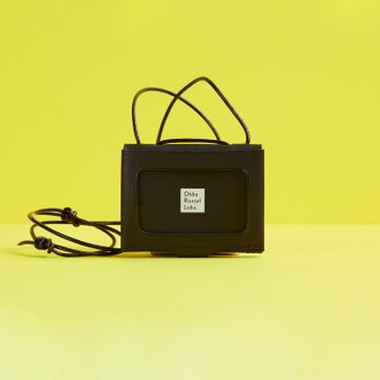 IDカードケース 〈ホック式〉 （ブラック）【R-011-MBL】