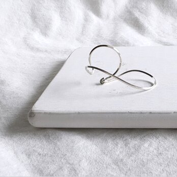 silver925 Flame イヤーカフ 2連　（左耳用）