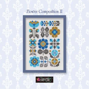 クロスステッチキット♥Flower Composition II　No.802のコピー