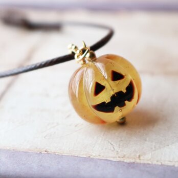小さめかぼちゃ　ガラス細工　ミニチュア ハロウィン かぼちゃ 置物 ガラス細工 ミニチュア グラス