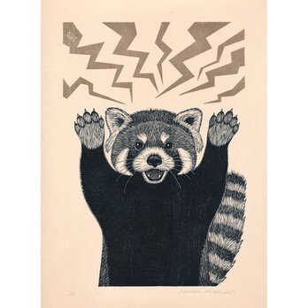 威嚇（のつもり）