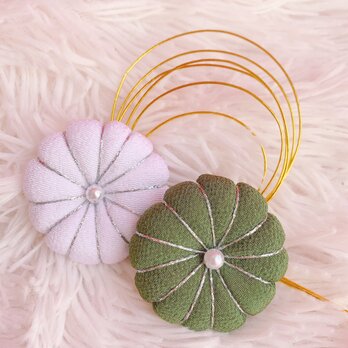 玉☆梅の花☆菊の花☆3点セット☆お祭り髪飾り☆水引髪飾り☆七五三髪飾り☆夏祭り☆成人式髪飾り☆結婚式☆浴衣ヘア☆御神輿☆祇園祭☆