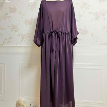 フリーサイズワンピース【無地パープル】
