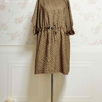 フリーサイズワンピース【ペイズリー・ツートン】