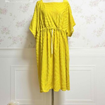 フリーサイズルームウェア【パイル・イエロー】