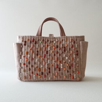 ribbon tag standard bag [beige]