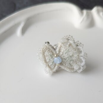 バタフライ・エフェクトの余韻｜ビーズ刺繍