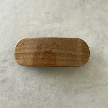 バレッタ ウォールナット ＬオーバルB