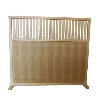 節あり 間仕切り 格子 衝立 木地仕上げ