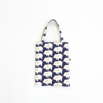 小さな手提げ　⑪　20×25cm　コットン