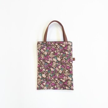 小さな手提げ　⑭　20×25cm　リバティキルティング