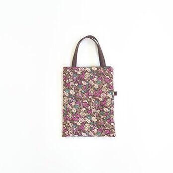 小さな手提げ　⑮　20×25cm　リバティキルティング