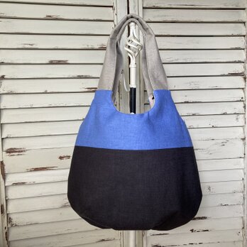 リネン バルーン型 トートバッグ