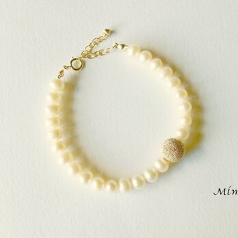 淡水パール◇ブレスレット◇14KGF