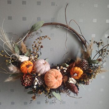 ナンキンハゼのミニリースハ―フリース　New year wreath ナンキンハゼのミニリースハ―フリースNew year wreath