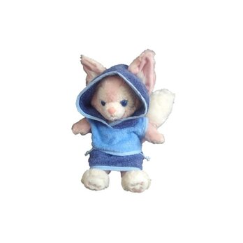 リーナベル コスチューム 服 Ｓサイズ 耳開き ノースリーブパーカー ＆ スカート セット (ブルー) (FELICE-L15)