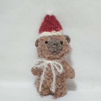 クリスマス ベア(あみぐるみ)
